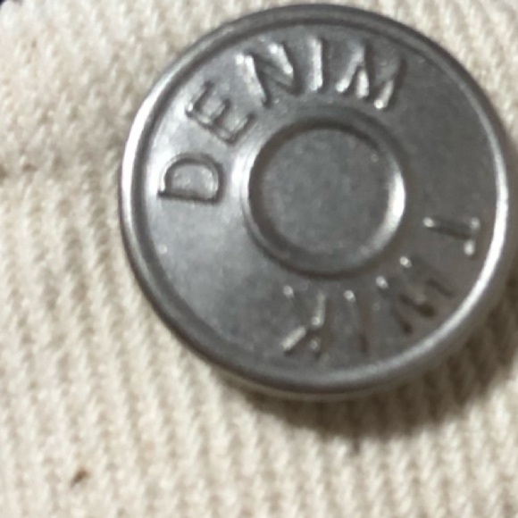 Twik Cream Denim with Black Accent cargo pants-size 27- new- for work or play - Picture 6 of 16